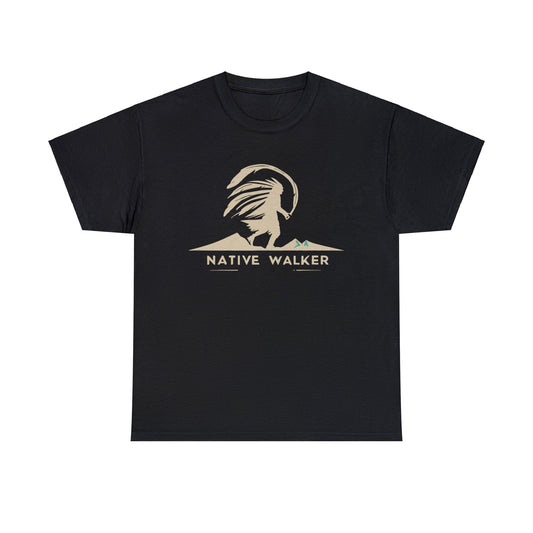 Native American Design T-shirt with Native Walker Logo
