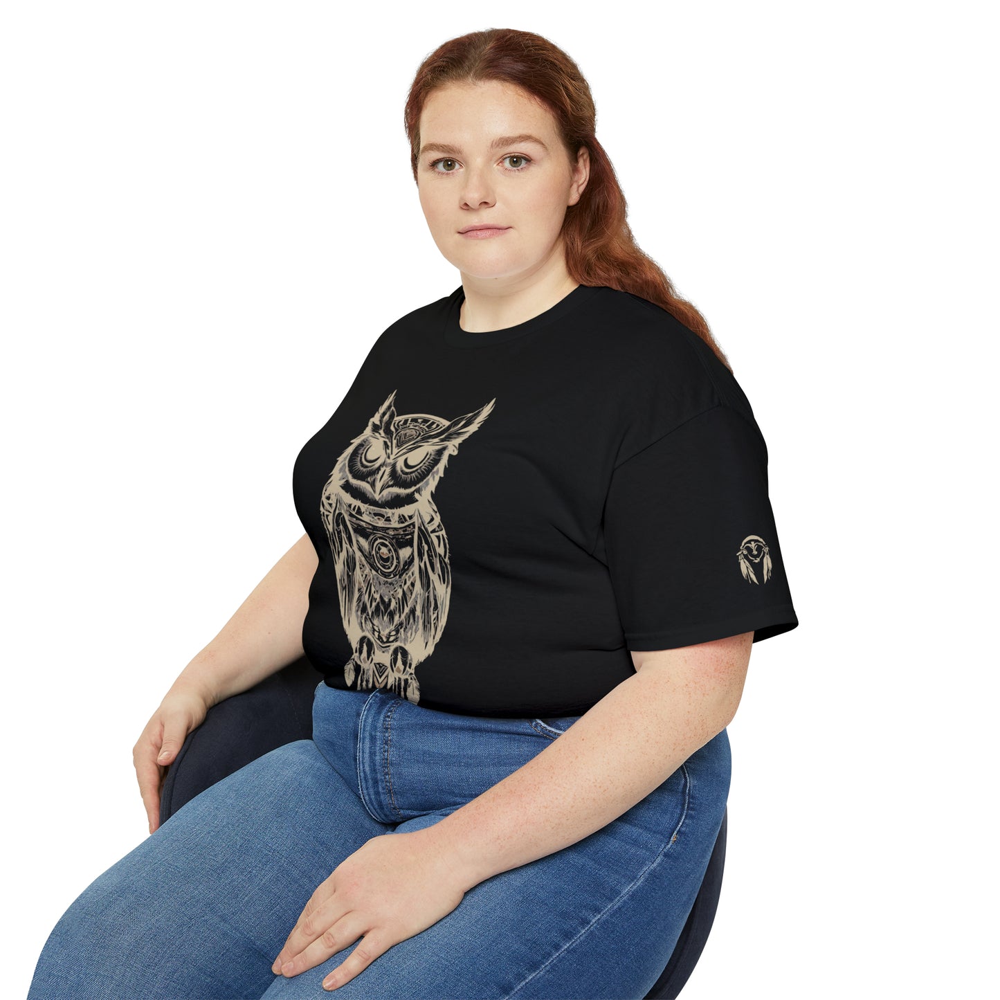 Native American Owl Design Tee