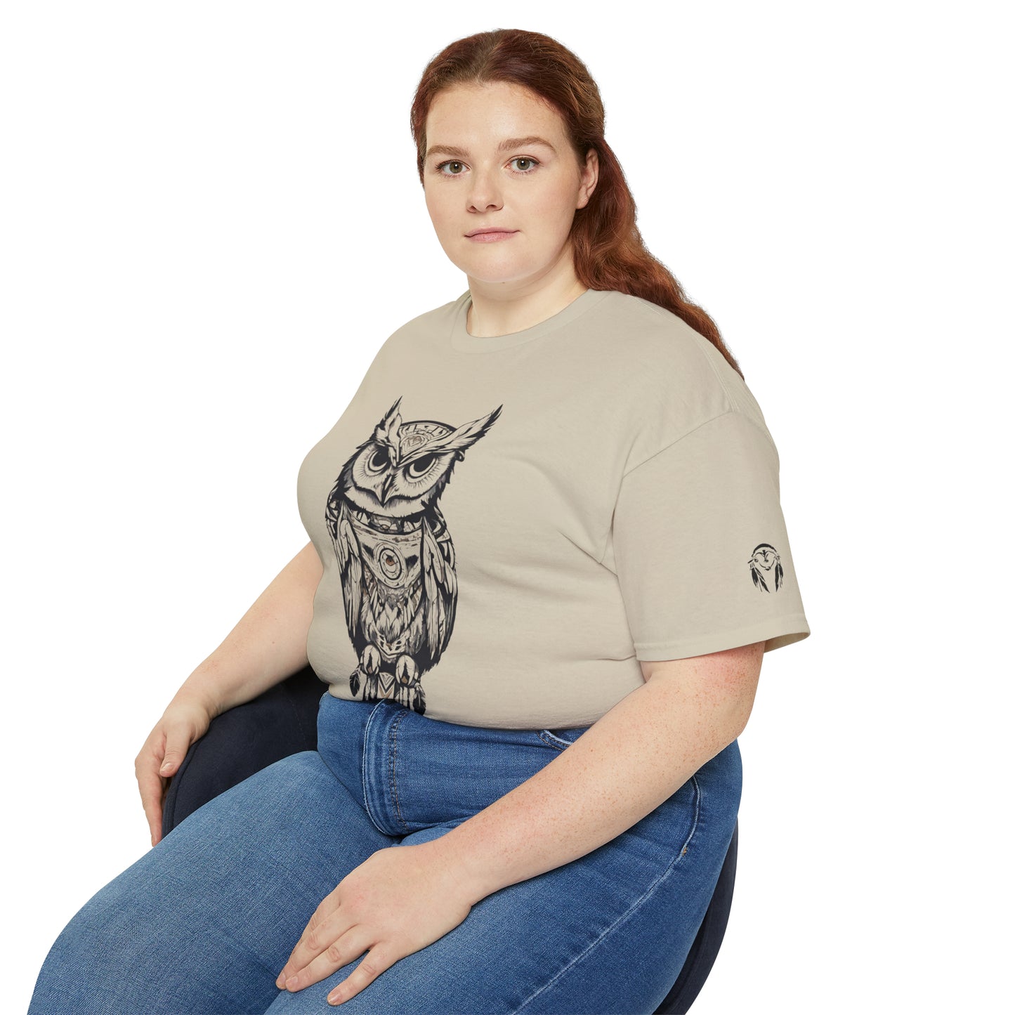 Native American Owl Design Tee