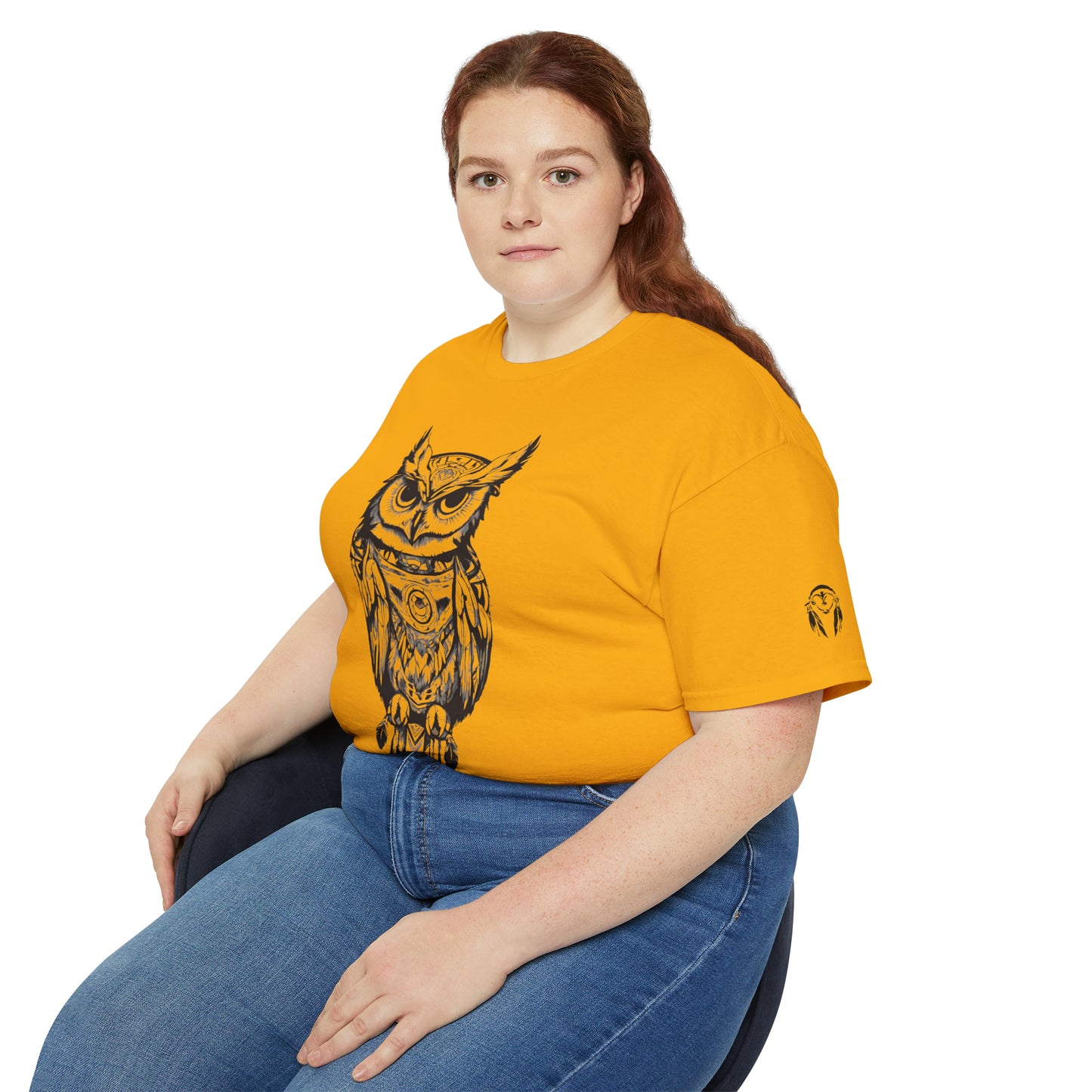 Native American Owl Design Tee