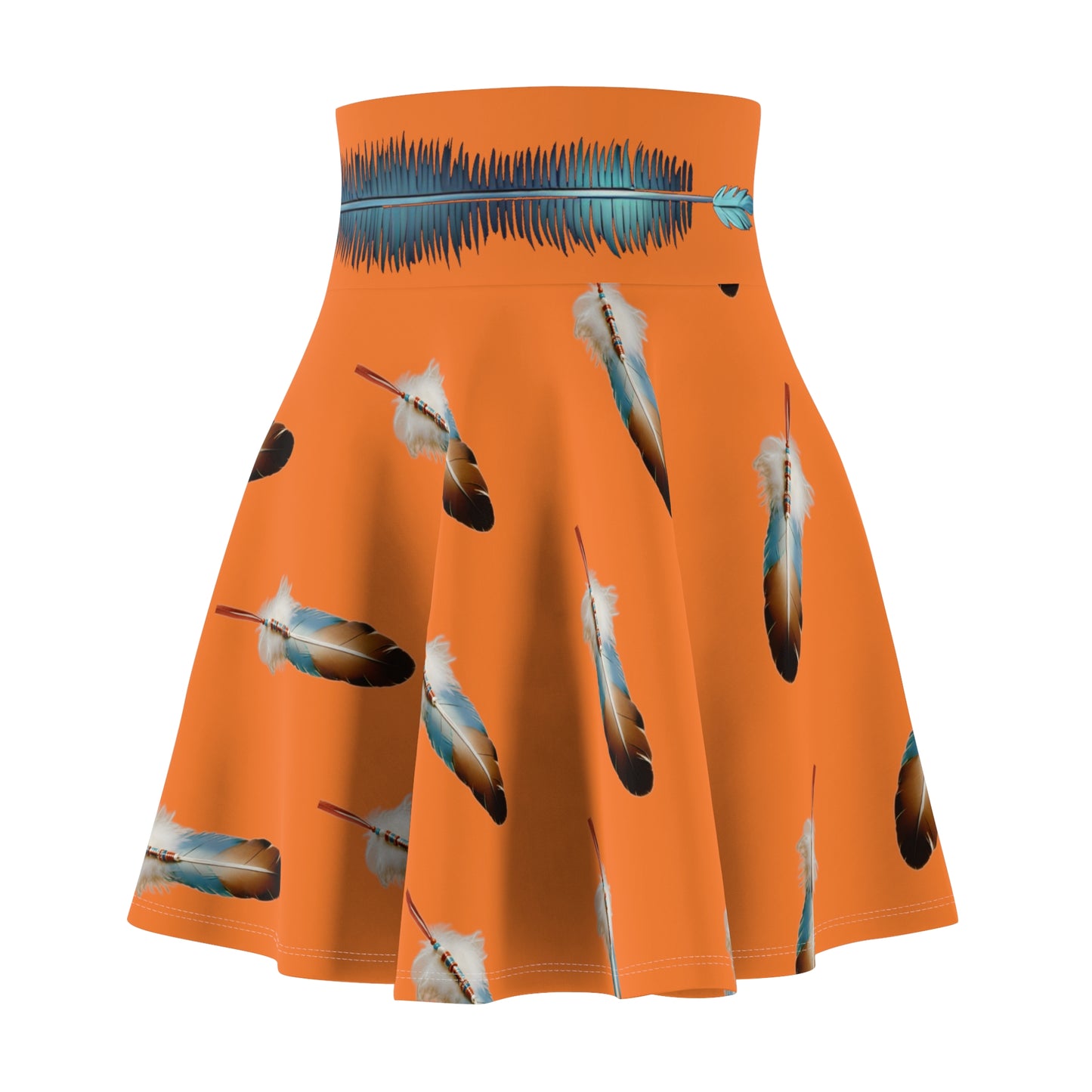 Native American Feathers Design Skirt