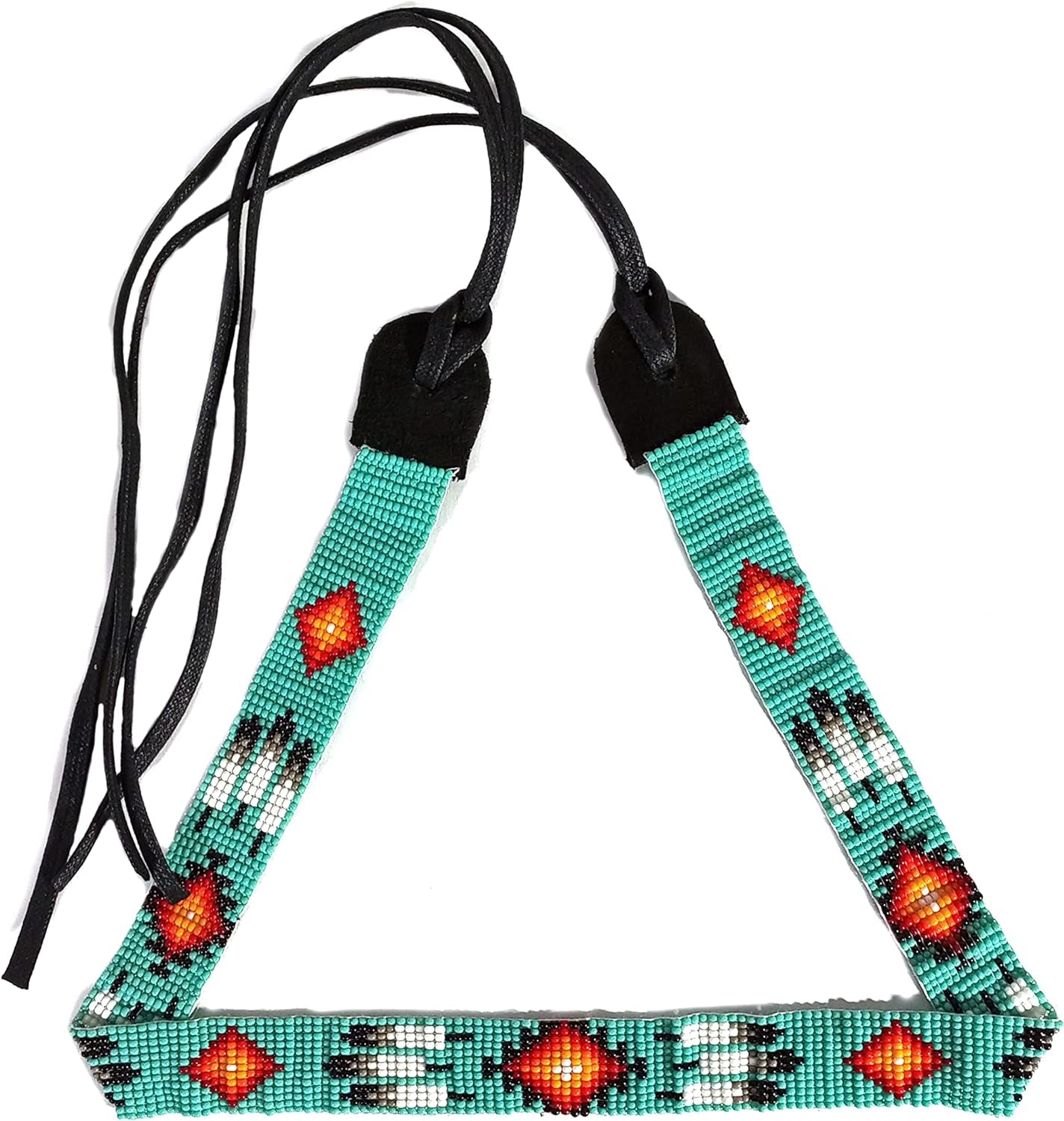 Native American Inspired Design Beaded Hatband